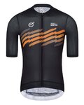 MONTON Kurzarm Fahrradtrikot - SKULL THUNDER - Grau/Orange