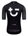 MONTON Kurzarm Fahrradtrikot - SKULL SYMBOLS - Schwarz/Weiß