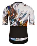 MONTON Kurzarm Fahrradtrikot - SKULL PALETTE - Orange/Schwarz/Blau/Grau/Weiß