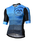 MONTON Kurzarm Fahrradtrikot - GRADIANT FUN - Blau