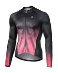 MONTON Langarm Fahrradtrikot für den Sommer - SPIRIT SUMMER - Rosa