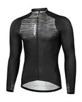 MONTON Langarm Fahrradtrikot für den Winter - PHANTOM WINTER - Schwarz