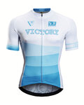 MONTON Kurzarm Fahrradtrikot - VICTORY - Blau/Weiß