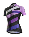 MONTON Kurzarm Fahrradtrikot - DIMENSIONS LADY - Lila/Schwarz