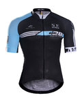 MONTON Kurzarm Fahrradtrikot - STRENUOUS 2 - Blau/Schwarz