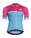 MONTON Kurzarm Fahrradtrikot - CANDY FLOSS - Rosa/Blau