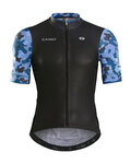 MONTON Kurzarm Fahrradtrikot - CAMO DISGUISER - Blau/Schwarz