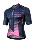 MONTON Kurzarm Fahrradtrikot - ILLUMINATION - Schwarz/Rosa