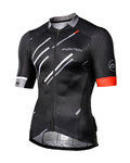 MONTON Kurzarm Fahrradtrikot - COLORE PIOGGIA - Schwarz