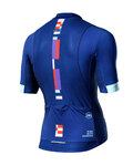 MONTON Kurzarm Fahrradtrikot - MONDRIAN - Blau