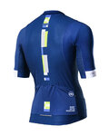 MONTON Kurzarm Fahrradtrikot - MONDRIAN - Blau/Weiß