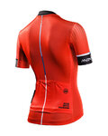 MONTON Kurzarm Fahrradtrikot - COLORE PIOGGIA LADY - Rot