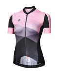 MONTON Kurzarm Fahrradtrikot - MAGIC LAND LADY - Rosa/Schwarz