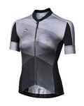 MONTON Kurzarm Fahrradtrikot - MAGIC LAND LADY - Grau/Schwarz