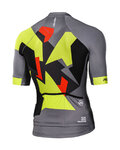 MONTON Kurzarm Fahrradtrikot - CINDER - Gelb/Grau