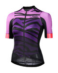 MONTON Kurzarm Fahrradtrikot - FURIOUS WAVES LADY - Lila