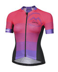 MONTON Kurzarm Fahrradtrikot - ALANYA LADY - Lila/Rot