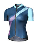 MONTON Kurzarm Fahrradtrikot - MAJOR LADY - Blau