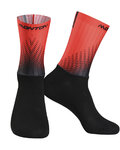 MONTON Klassische Fahrradsocken - HOWAIN 2 - Rot/Schwarz