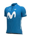 ALÉ Kurzarm Fahrradtrikot - MOVISTAR 2021 PRIME - Hellblau