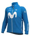 ALÉ Fahrrad-Thermojacke - MOVISTAR 2021 WINTER - Hellblau