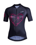 NALINI Kurzarm Fahrradtrikot - AIS CHIC 2.0 LADY - Schwarz/Rosa