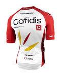 NALINI Kurzarm Fahrradtrikot - COFIDIS 2021 - Weiß/Rot