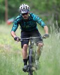 NALINI Langarm Fahrradtrikot für den Sommer - AIS HILL MTB - Schwarz/Grün