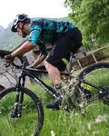 NALINI Langarm Fahrradtrikot für den Sommer - AIS HILL MTB - Schwarz/Grün