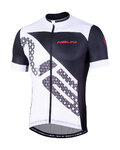 NALINI Kurzarm Fahrradtrikot - AIS VITTORIA 2.0 - Schwarz/Weiß