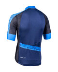 NALINI Kurzarm Fahrradtrikot - AIS VELOCITA 2.0 - Blau/Schwarz