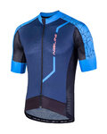 NALINI Kurzarm Fahrradtrikot - AIS VELOCITA 2.0 - Blau/Schwarz