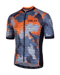 NALINI Kurzarm Fahrradtrikot - AIS CROSS 2.0 MTB - Grau/Orange