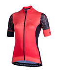 NALINI Kurzarm Fahrradtrikot - AIS STILOSA 2.0 LADY - Orange/Schwarz