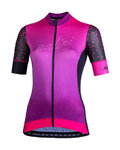 NALINI Kurzarm Fahrradtrikot - AIS STILOSA 2.0 LADY - Lila/Schwarz/Rosa