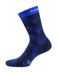 NALINI Klassische Fahrradsocken - AIS FULMINE 2.0 H22 - Schwarz/Blau