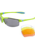 Fahrradsonnenbrille - S11.GB - Hellblau/Gelb