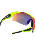 Fahrradsonnenbrille - X1.ANGLIRU - Schwarz/Gelb
