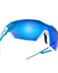 Fahrradsonnenbrille - X2.ZONCOLAN - Blau/Weiß
