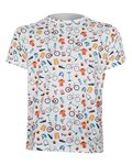 NU. BY HOLOKOLO Kurzarm Fahrrad-Shirt - FREE - mehrfarbig/Weiß