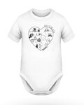 Strampler - BABY CYCLING LOVER - Weiß