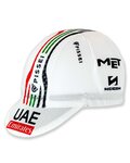PISSEI Fahrradmütze - UAE TEAM EMIRATES 2024 - Weiß/Schwarz