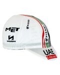 PISSEI Fahrradmütze - UAE TEAM EMIRATES 2024 - Weiß/Schwarz