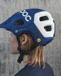 POC Fahrradhelm - TECTAL RACE MIPS - Weiß/Blau