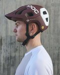 POC Fahrradhelm - TECTAL RACE MIPS - bordeaux/Weiß