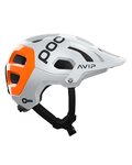 POC Fahrradhelm - TECTAL RACE MIPS NFC - Weiß/Orange