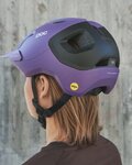 POC Fahrradhelm - AXION RACE MIPS - Lila/Schwarz