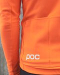 POC Langarm Fahrradtrikot für den Winter - RADIANT - Orange