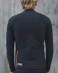 POC Langarm Fahrradtrikot für den Winter - RADIANT  - Schwarz