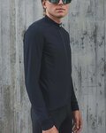 POC Langarm Fahrradtrikot für den Winter - RADIANT  - Schwarz